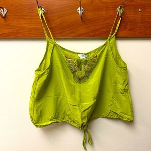 Beaded crop top